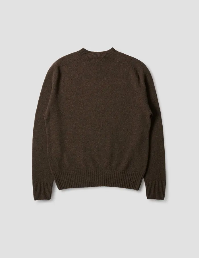 Men Seamless Crew Neck Bracken Margaret Howell Knitwear