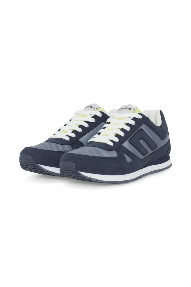 Men Shoes and Boots Blend Shoe Dark Navy
