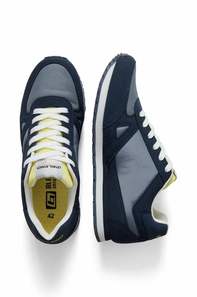 Men Shoes and Boots Blend Shoe Dark Navy