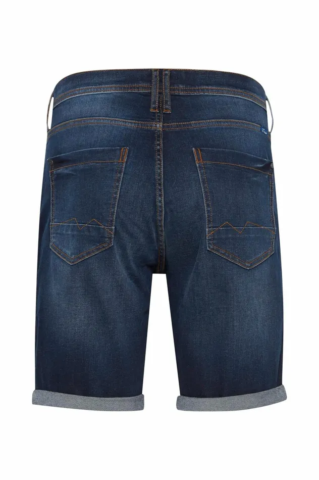 Men Shorts Blend Denim Shorts Denim Dark Blue
