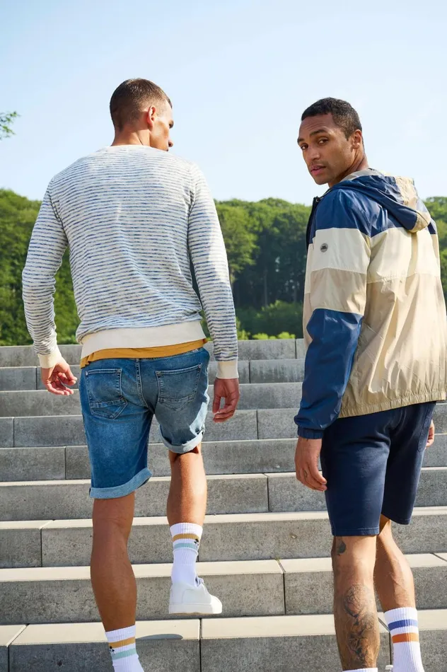 Men Shorts Blend Shorts Dress Blues