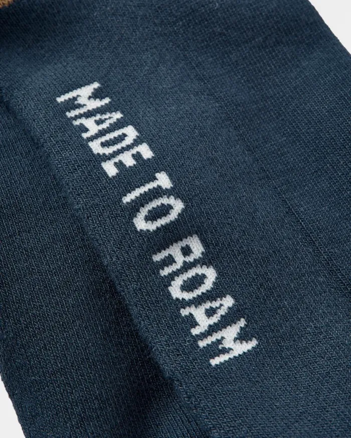 Men Socks Passenger Organic Midweight Crew Socks Navy Navy
