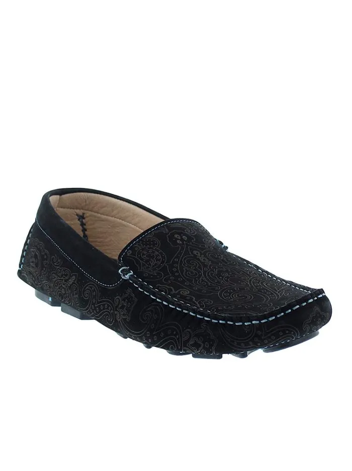 Men SOPRANO LOAFER Black Robert Graham Shoes
