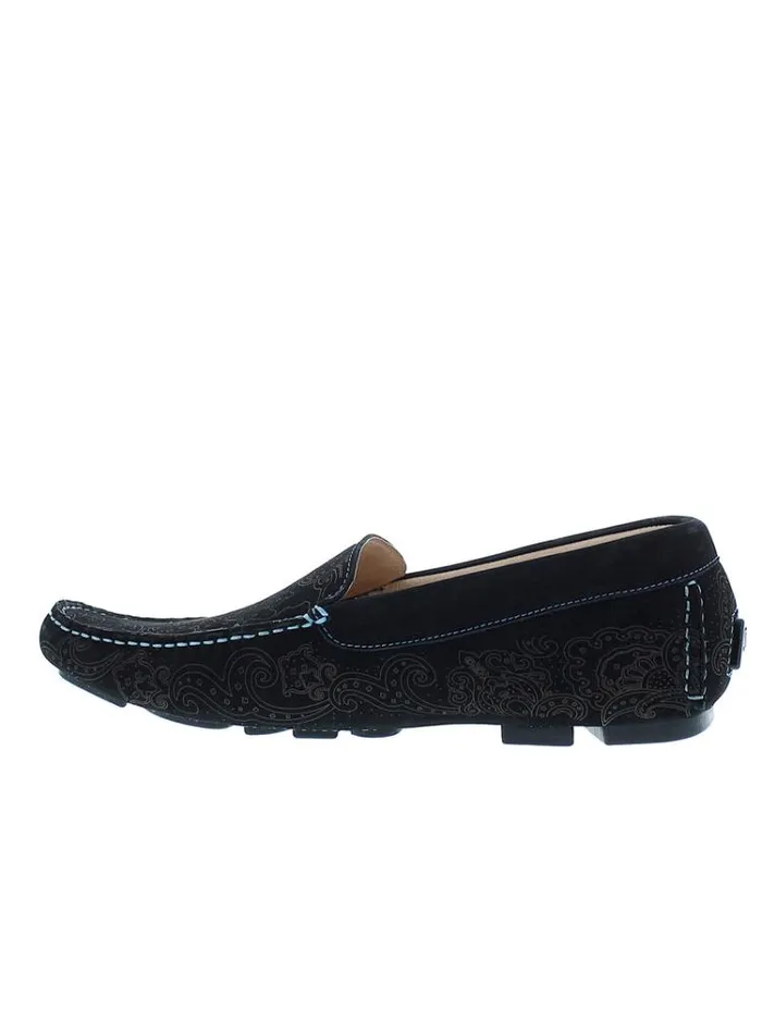 Men SOPRANO LOAFER Black Robert Graham Shoes