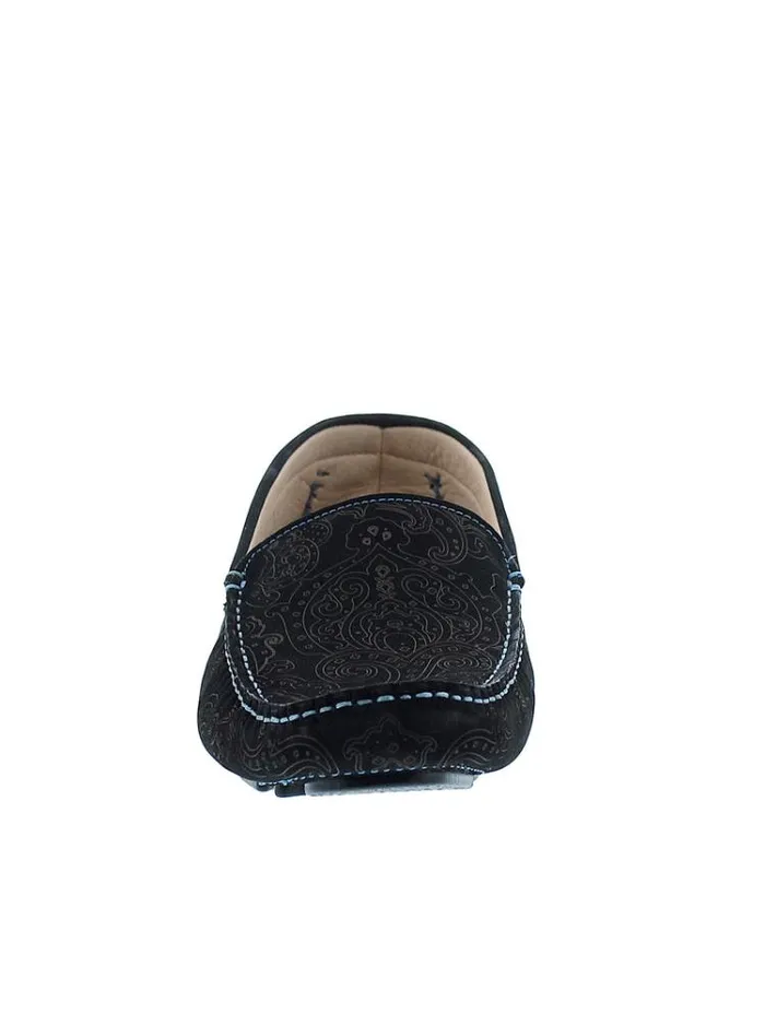 Men SOPRANO LOAFER Black Robert Graham Shoes