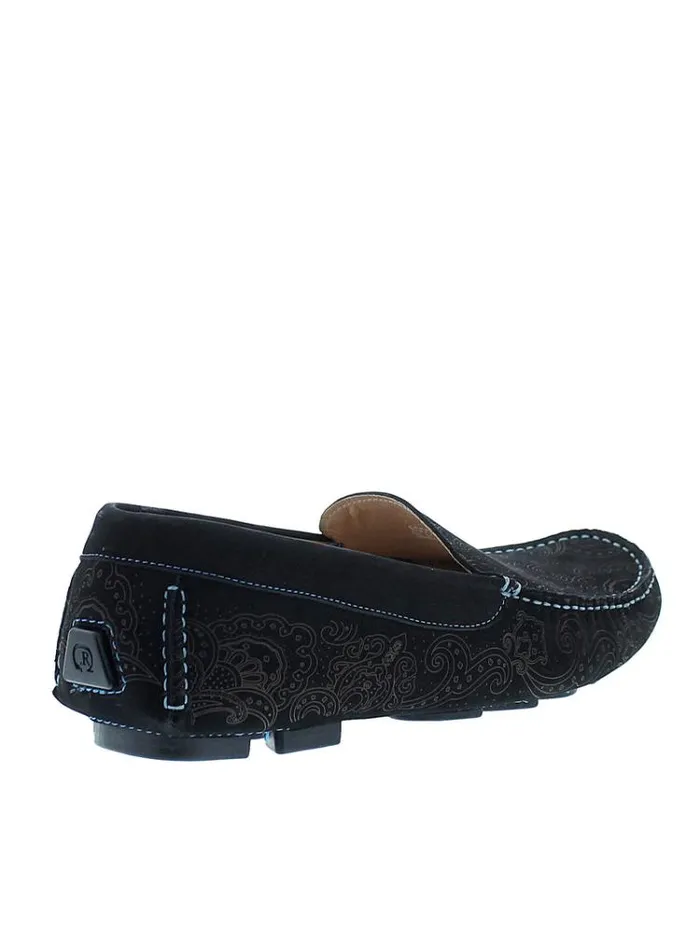 Men SOPRANO LOAFER Black Robert Graham Shoes