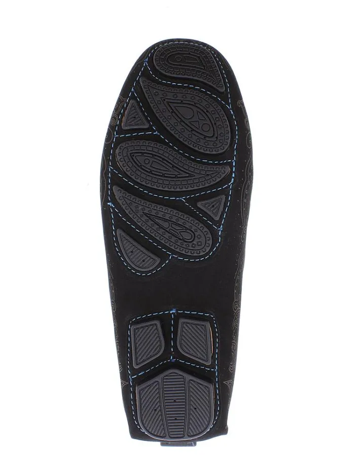 Men SOPRANO LOAFER Black Robert Graham Shoes