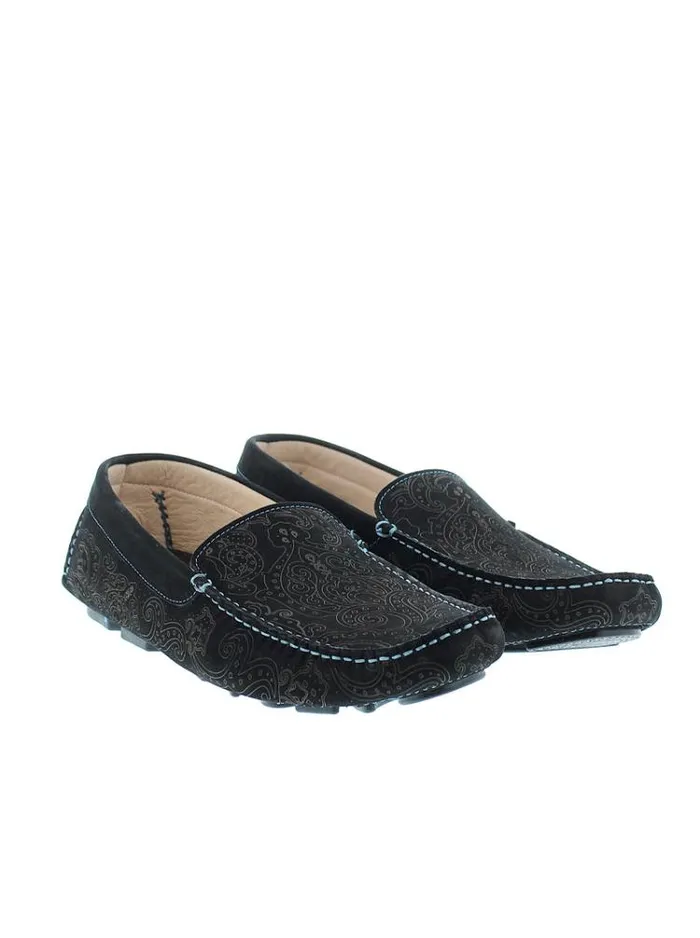 Men SOPRANO LOAFER Black Robert Graham Shoes