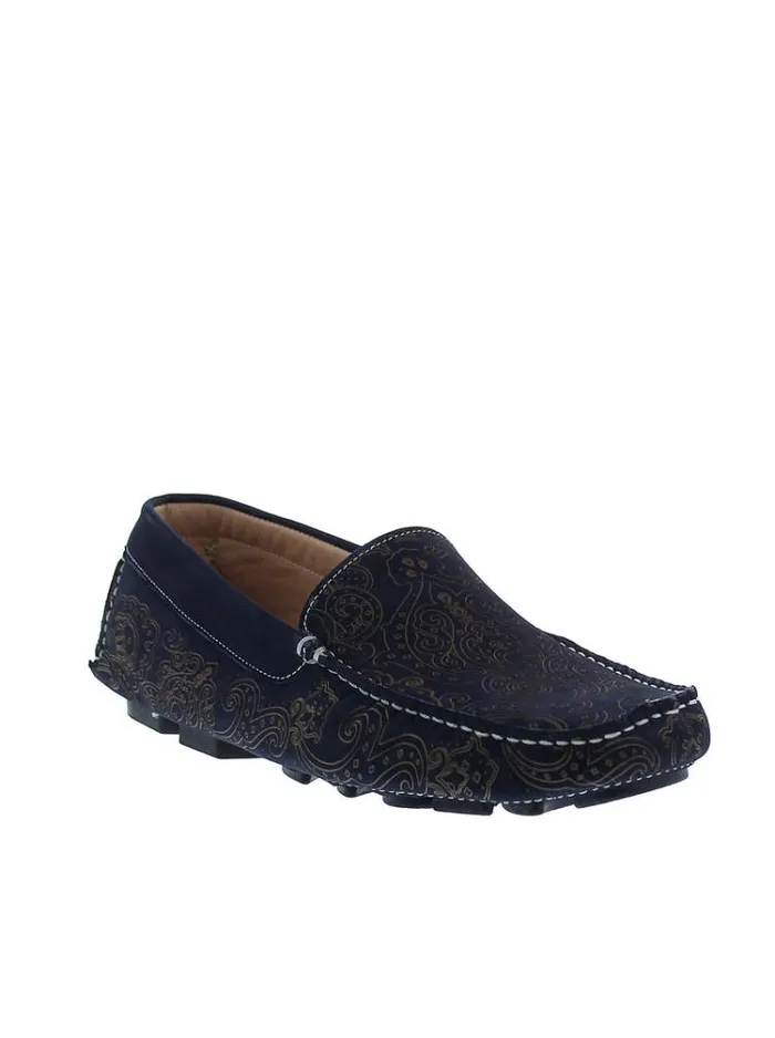Men SOPRANO LOAFER Black Robert Graham Shoes