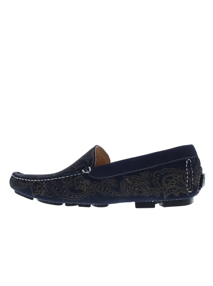 Men SOPRANO LOAFER Black Robert Graham Shoes