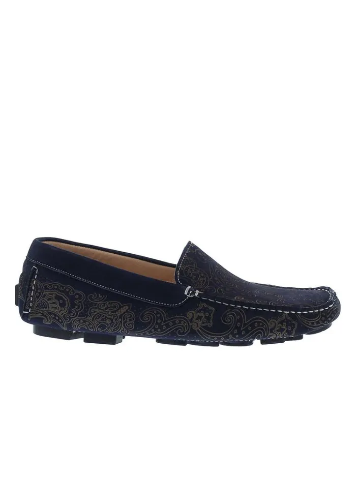 Men SOPRANO LOAFER Black Robert Graham Shoes