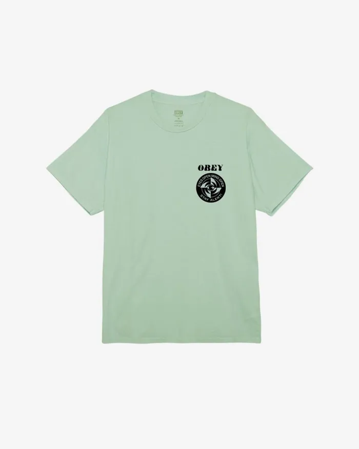Men STAY ALERT PIGMENT TSHIRT Pigment Surf Spray OBEY Clothing TSHIRTS
