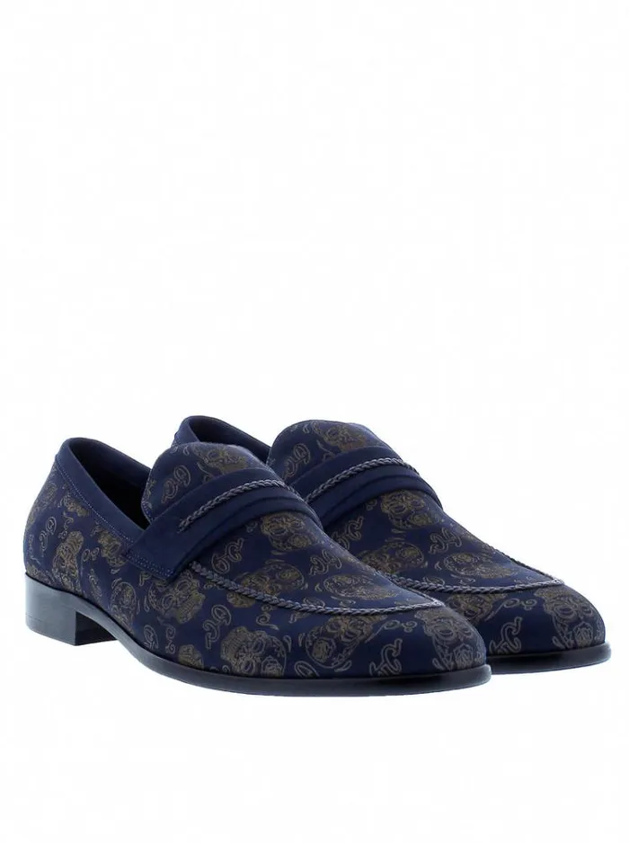 Men STEVIO LOAFER Navy Robert Graham Shoes