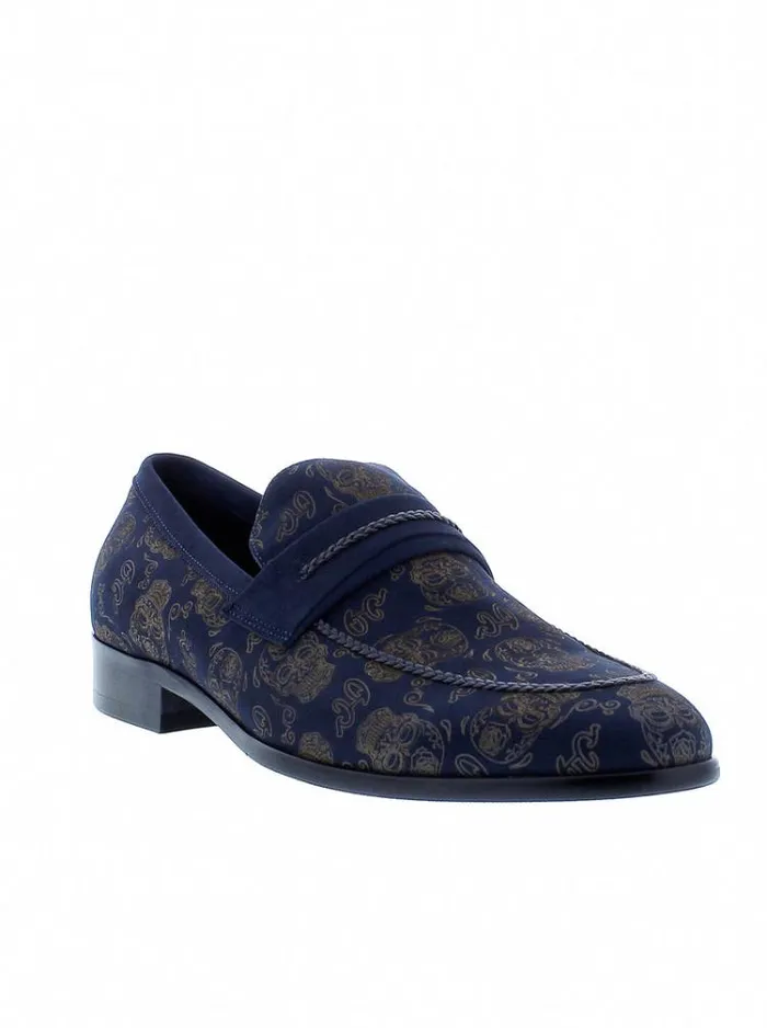 Men STEVIO LOAFER Navy Robert Graham Shoes