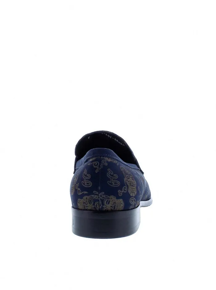 Men STEVIO LOAFER Navy Robert Graham Shoes