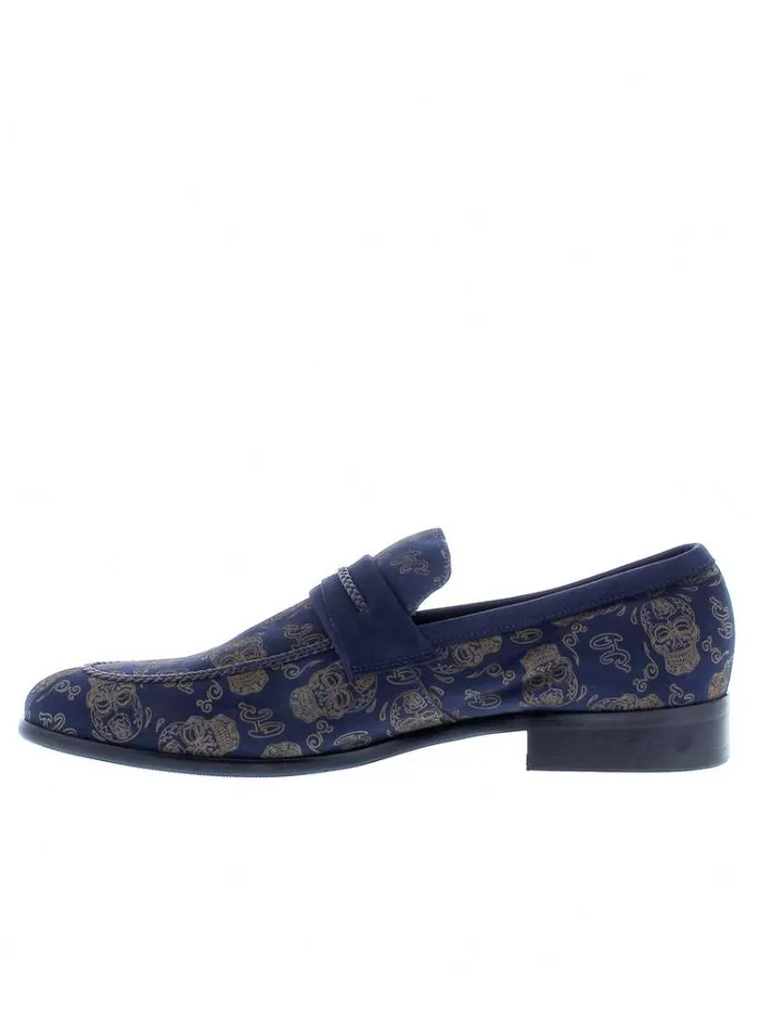 Men STEVIO LOAFER Navy Robert Graham Shoes