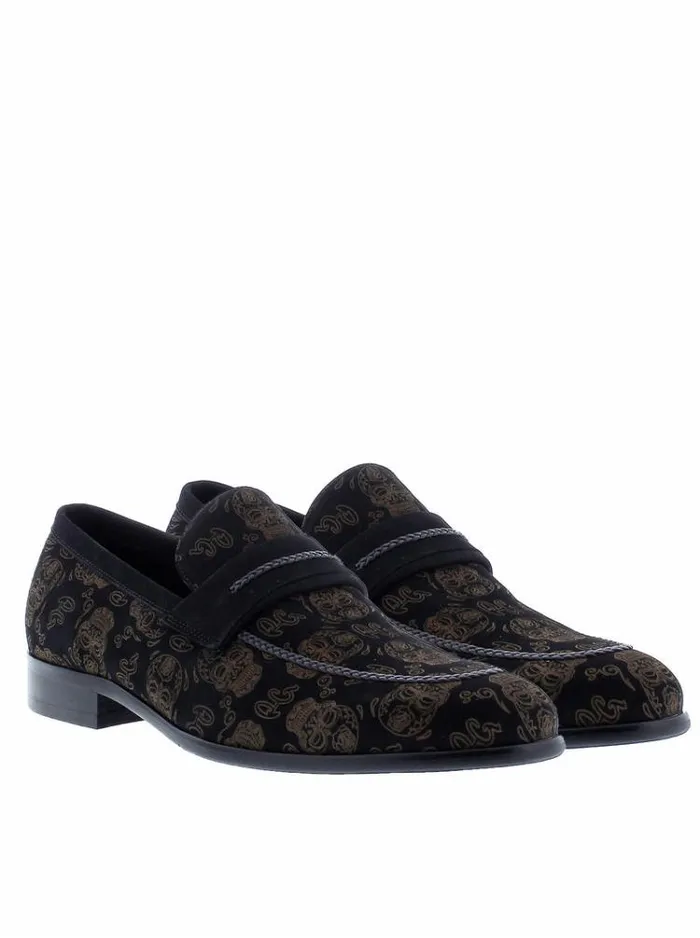 Men STEVIO LOAFER Navy Robert Graham Shoes