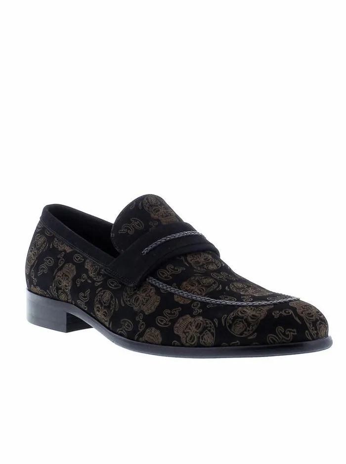 Men STEVIO LOAFER Navy Robert Graham Shoes
