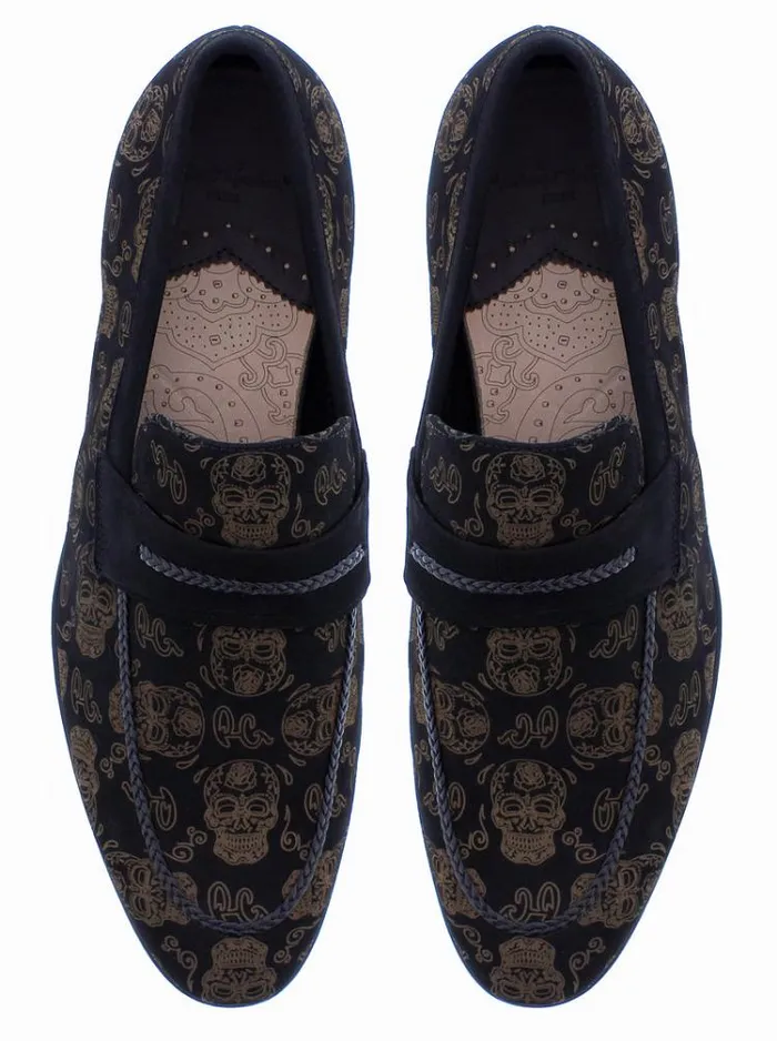 Men STEVIO LOAFER Navy Robert Graham Shoes