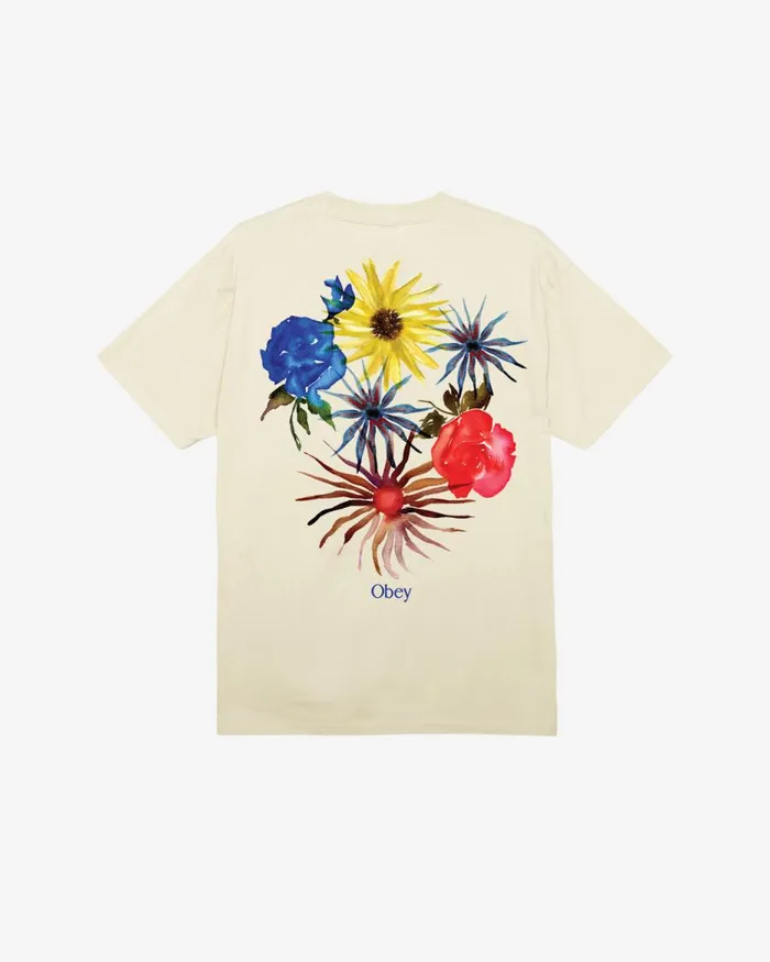 Men SUMMER TIME CLASSIC TSHIRT Cream OBEY Clothing TSHIRTS