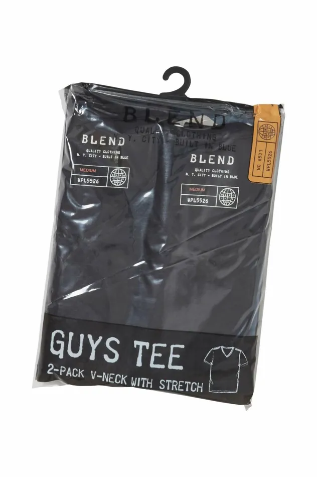 Men TShirts Blend 2 PackBHNICO TShirt Black