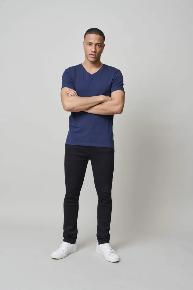 Men TShirts Blend 2 PackBHNICO TShirt Navy