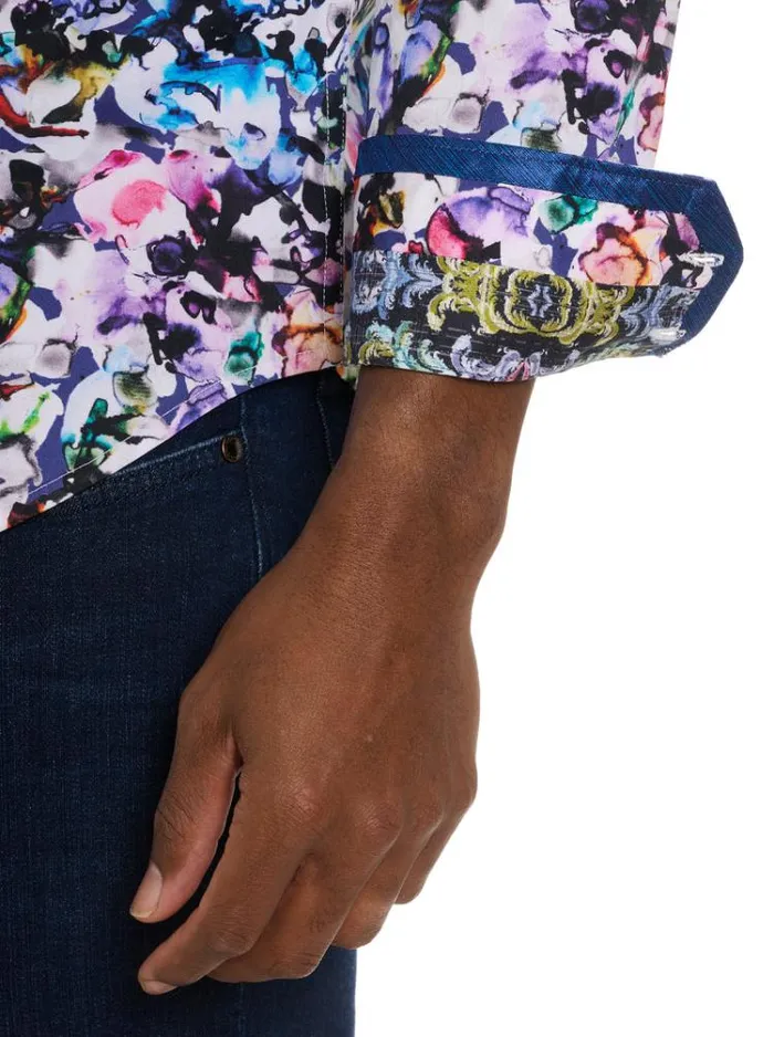 Men THE ATLAS LONG SLEEVE BUTTON DOWN SHIRT Multi Robert Graham Button Down Shirts
