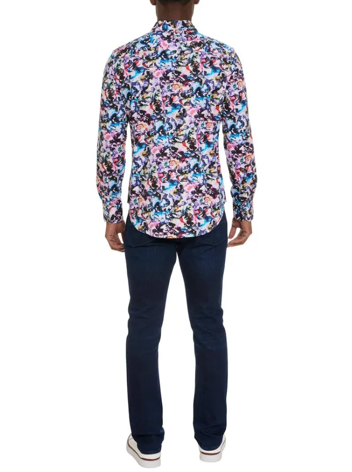 Men THE ATLAS LONG SLEEVE BUTTON DOWN SHIRT Multi Robert Graham Button Down Shirts
