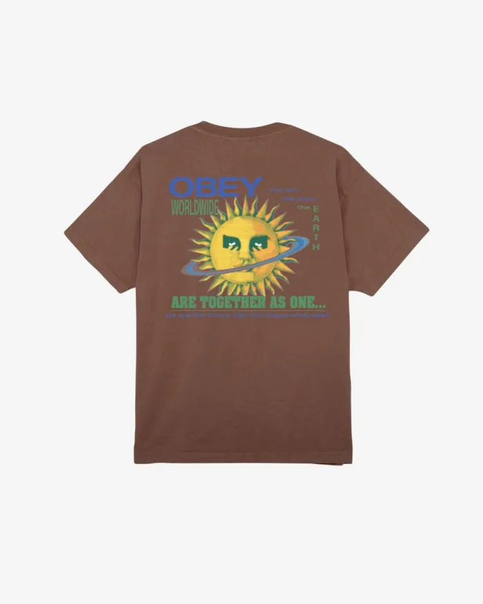 Men TOGETHER AS ONE HEAVYWEIGHT TSHIRT Sago OBEY Clothing TSHIRTS