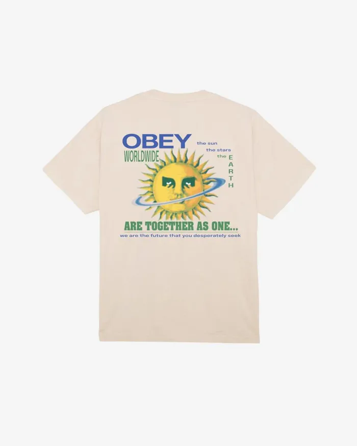 Men TOGETHER AS ONE HEAVYWEIGHT TSHIRT Sago OBEY Clothing TSHIRTS
