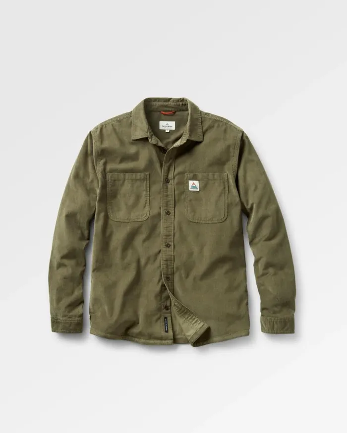 Men Tops Passenger Backcountry Cord Light Shirt Dusty Olive Dusty Olive