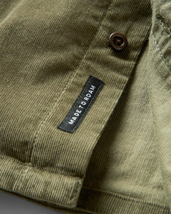 Men Tops Passenger Backcountry Cord Light Shirt Dusty Olive Dusty Olive