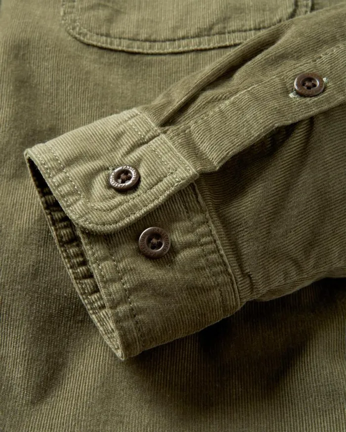 Men Tops Passenger Backcountry Cord Light Shirt Dusty Olive Dusty Olive