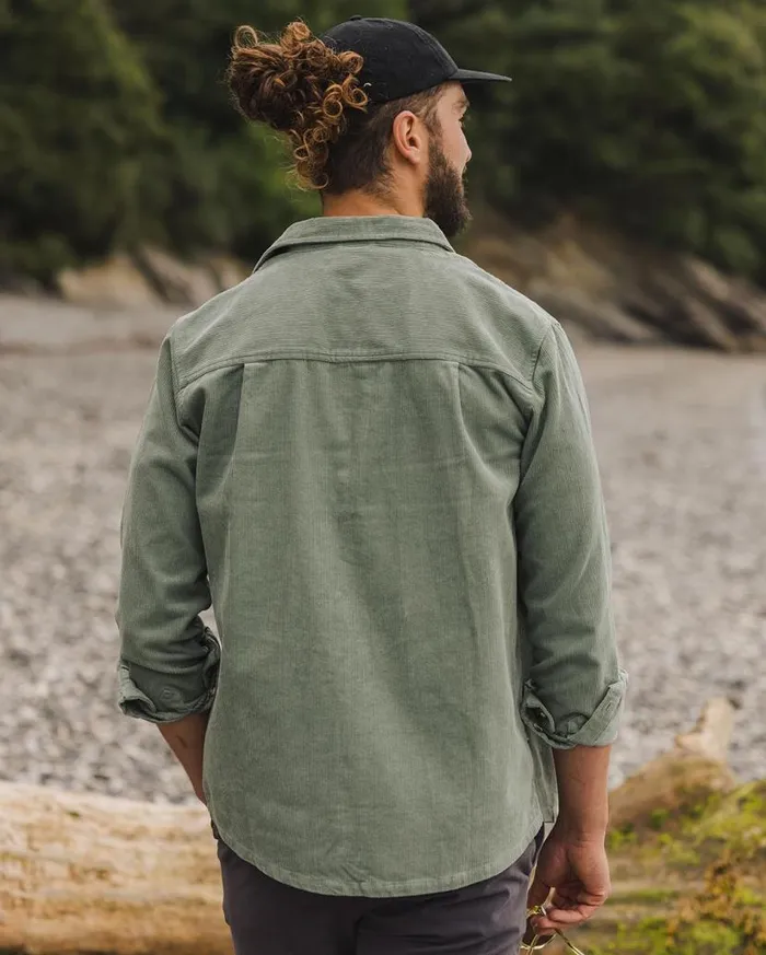 Men Tops Passenger Backcountry Cord Shirt Pistachio Pistachio