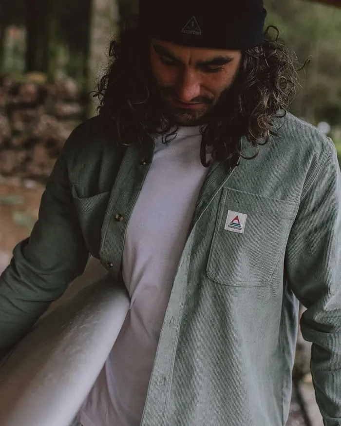 Men Tops Passenger Backcountry Cord Shirt Pistachio Pistachio