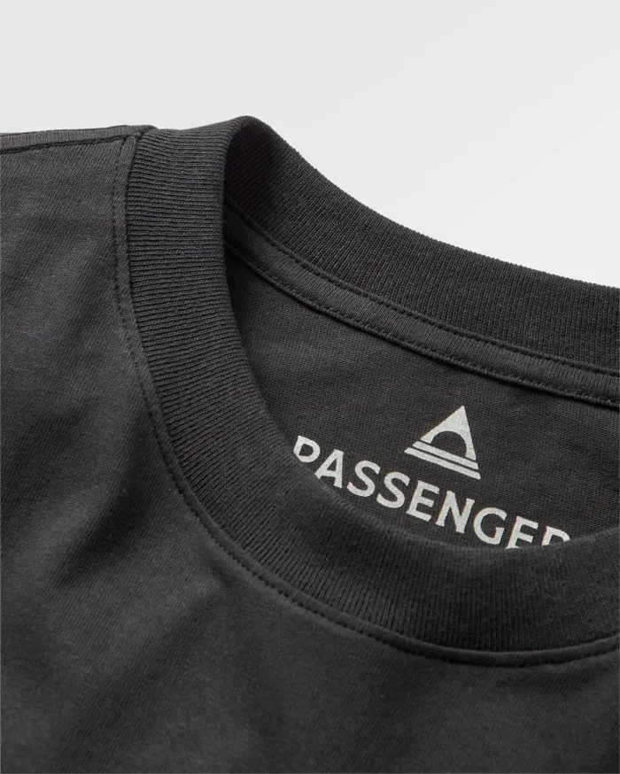 Men Tops Passenger Elbio Recycled Relaxed Fit TShirt Black Black