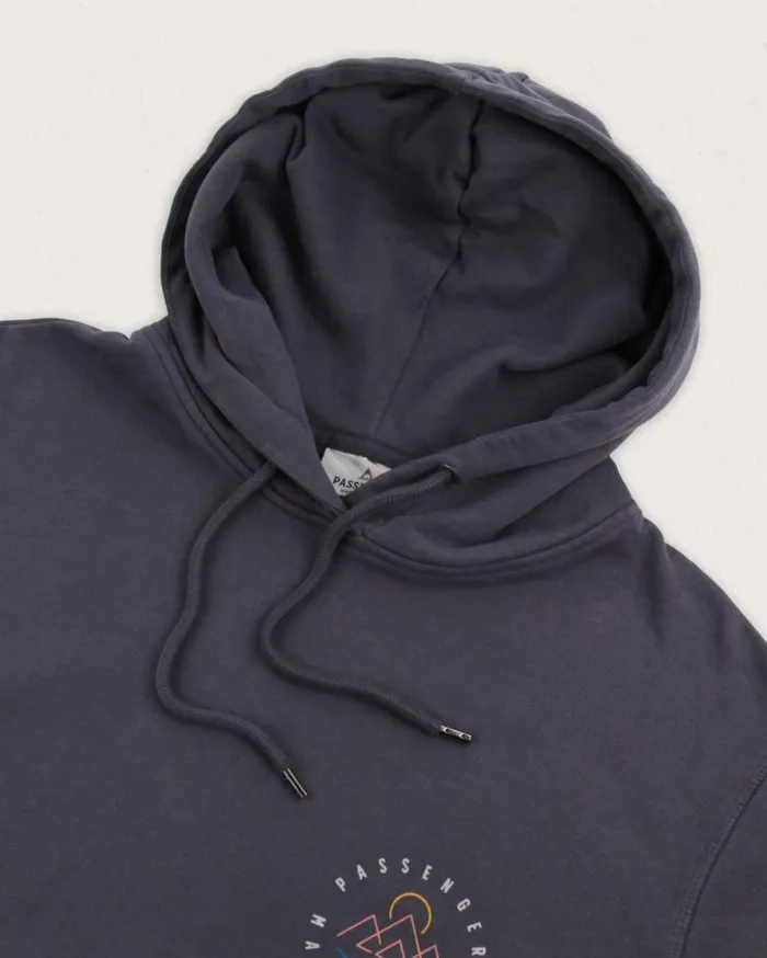 Men Tops Passenger Escapism Recycled Cotton Hoodie Faded Black Faded Black