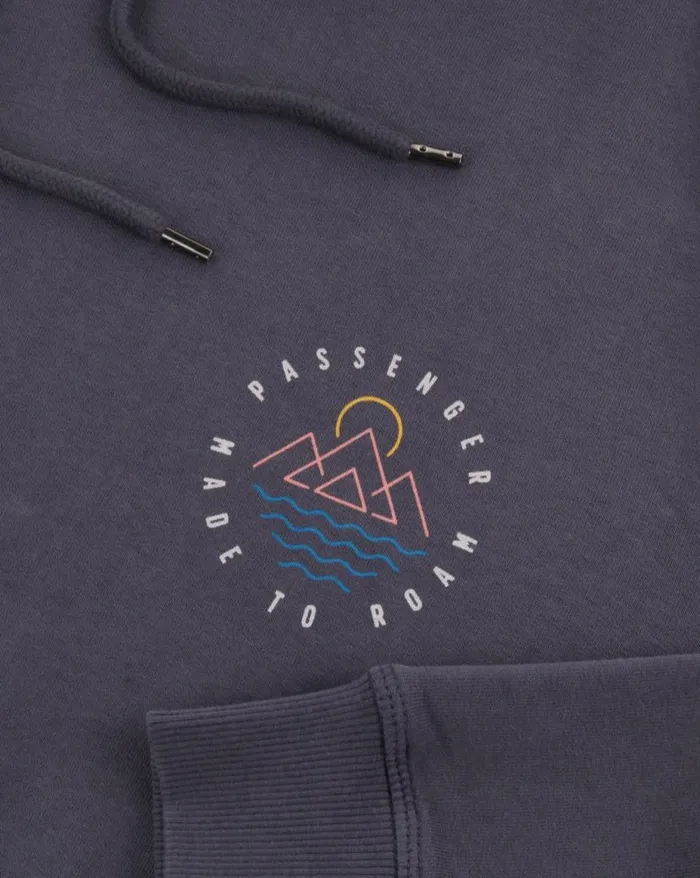 Men Tops Passenger Escapism Recycled Cotton Hoodie Faded Black Faded Black