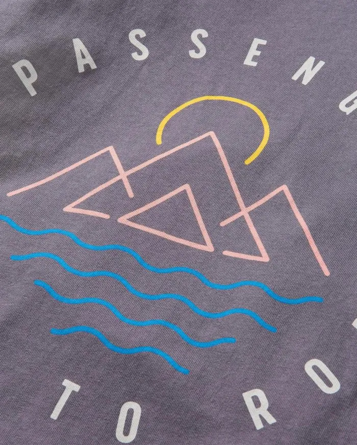 Men Tops Passenger Escapism Recycled LS TShirt Faded Black Faded Black