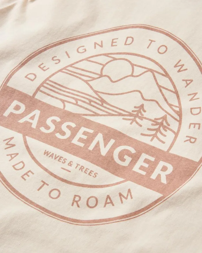 Men Tops Passenger Odyssey Recycled Cotton TShirt Birch Birch