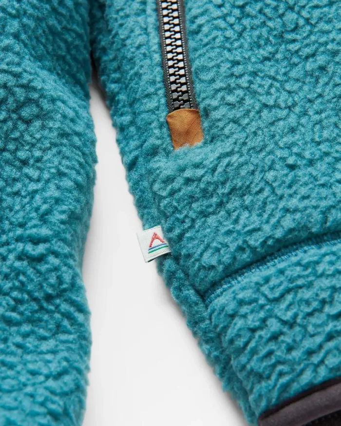 Men Tops Passenger Offgrid 20 12 Zip Recycled Sherpa Fleece Mediterranean Mediterranean