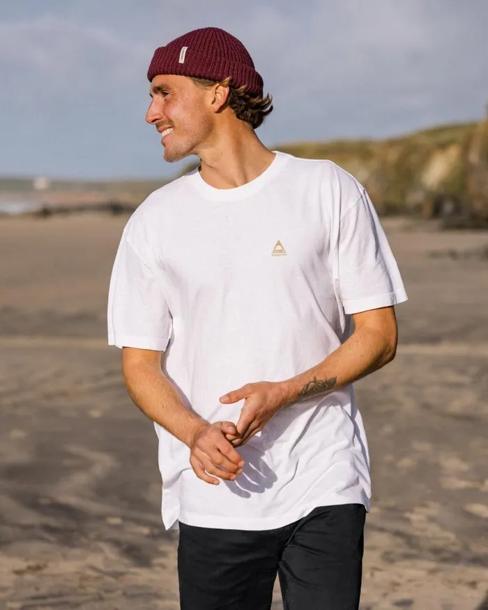 Men Tops Passenger Purpose Recycled Relaxed Fit TShirt White White