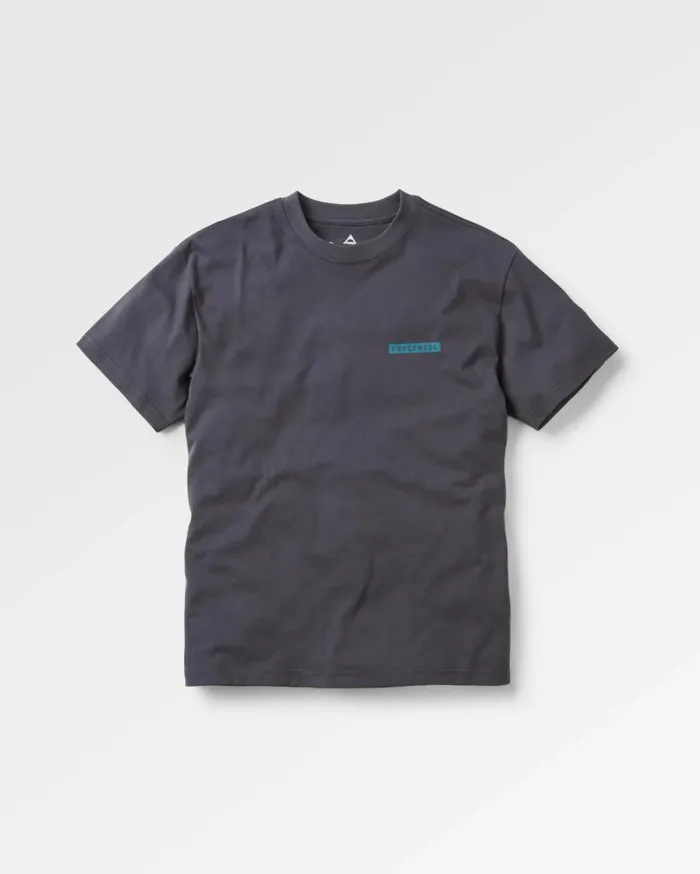 Men Tops Passenger Sierra Recycled Relaxed Fit TShirt Black Black