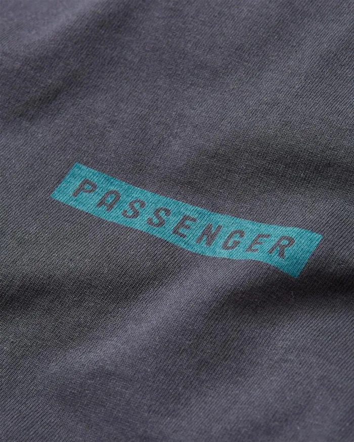 Men Tops Passenger Sierra Recycled Relaxed Fit TShirt Black Black