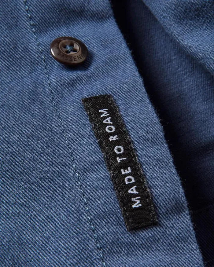 Men Tops Passenger Vision Organic Cotton Shirt Dark Denim Dark Denim