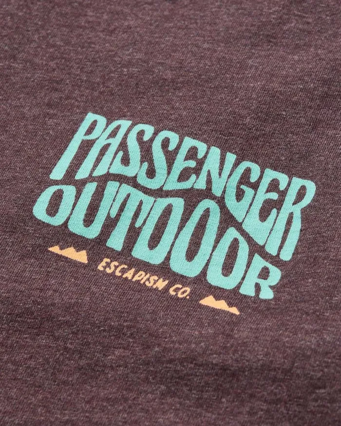 Men Tops Passenger Yuca Organic Cotton TShirt Java Marl Java Marl
