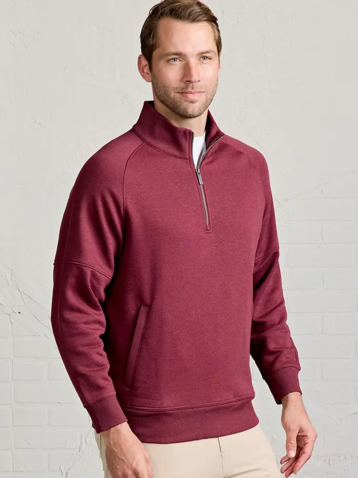 Men Transcend Fleece 14 Zip Tasc Performance Outerwear