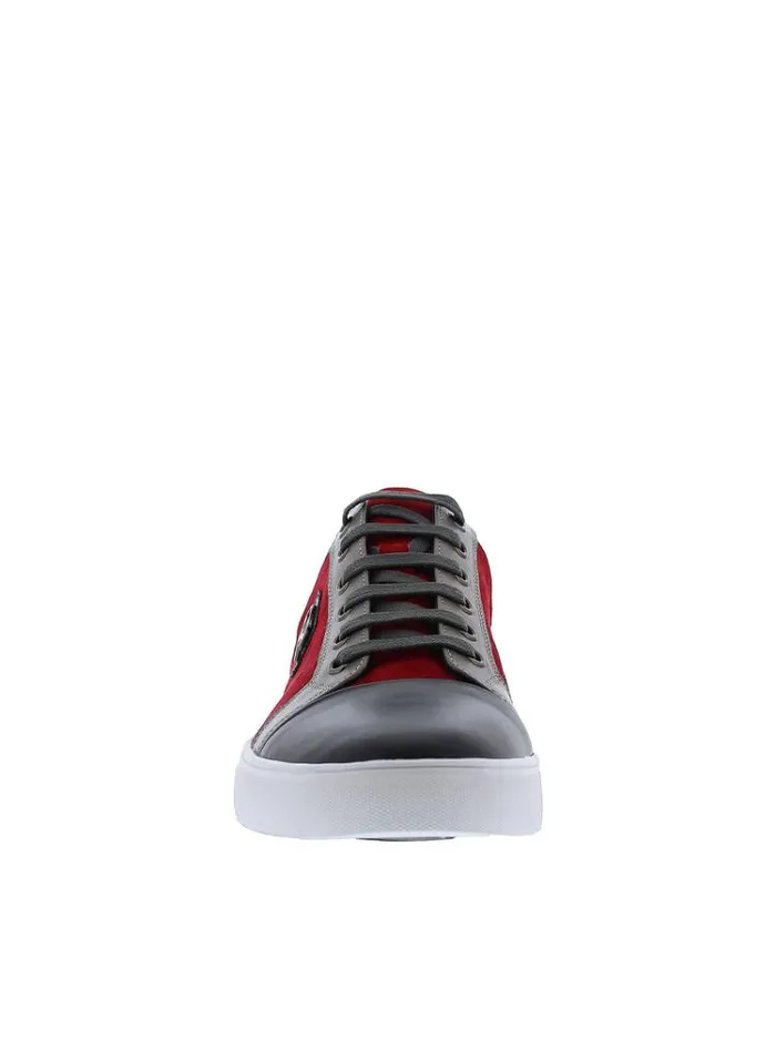 Men TRIXIE C LACE UP SNEAKER Red Robert Graham Shoes