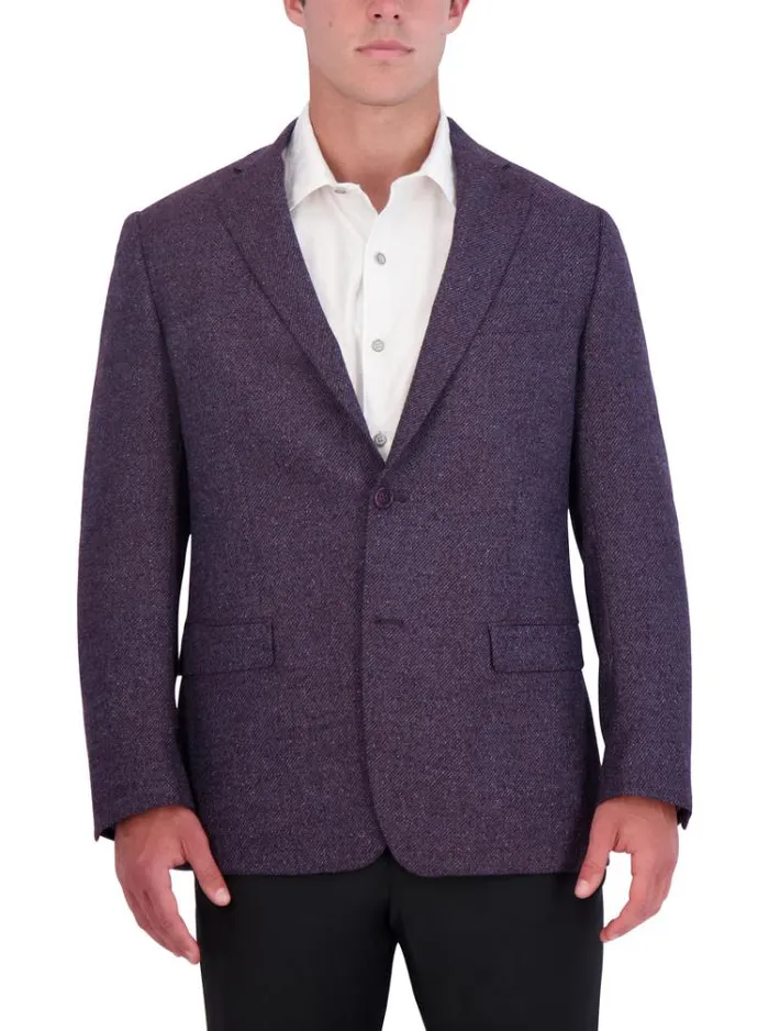 Men TWEED BLAZER Purple Robert Graham Blazers