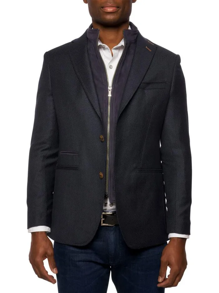 Men UPTOWN XV BLAZER Navy Robert Graham Blazers